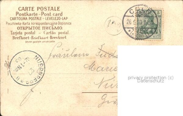 Kuenstlerkarte S. N. Brosch Spatz Stiefmütterchen – Bild 2