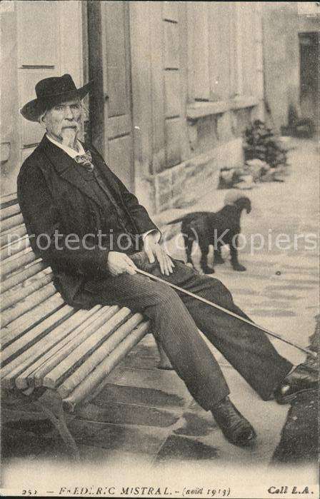 Typen Frederic Mistral Schriftsteller Bank Hu