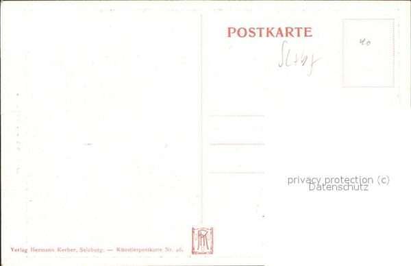 Kuenstlerkarte Verlag Hermann Kerberg Künstler Coupton – Bild 2