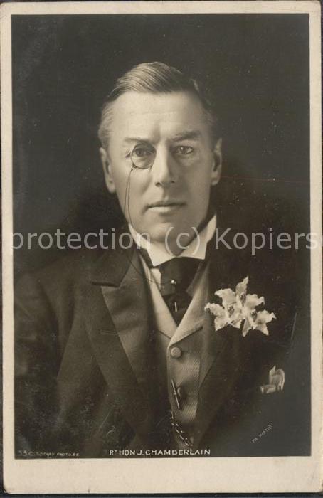 Schauspieler R. Hon J. Chamberlain