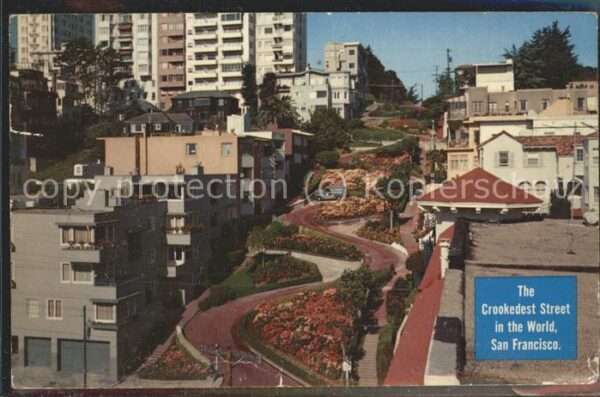 San Francisco California Crookedest Street