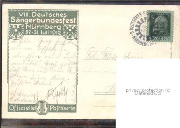 Saengerbundfest Sängerhalle Nürnberg Fest Wappen – Bild 2