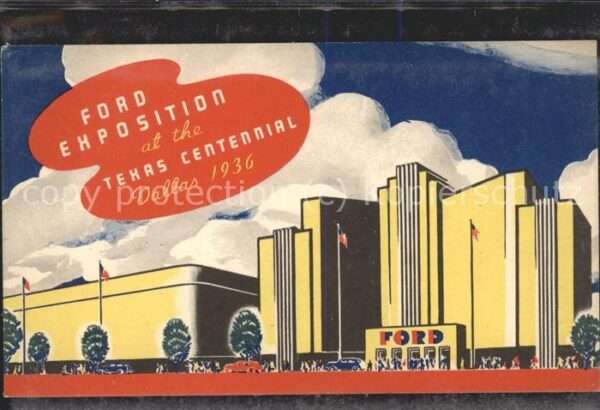 Expositions Ford Texas Centennial Dallas 1936