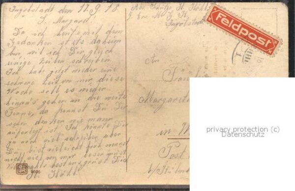 Maigloeckchen Vase Spruch Feldpost – Bild 2