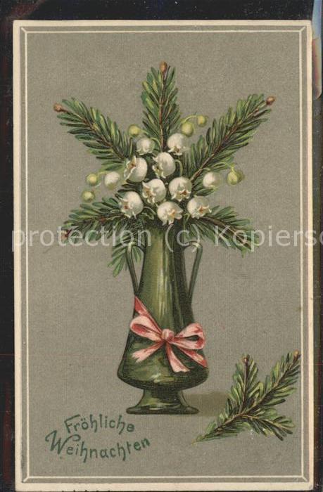 Blumen Tanne Maiglöckchen Weihnachten