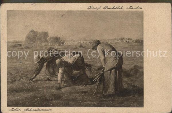 Landwirtschaft Königl. Pinakothek München Millet Aehre