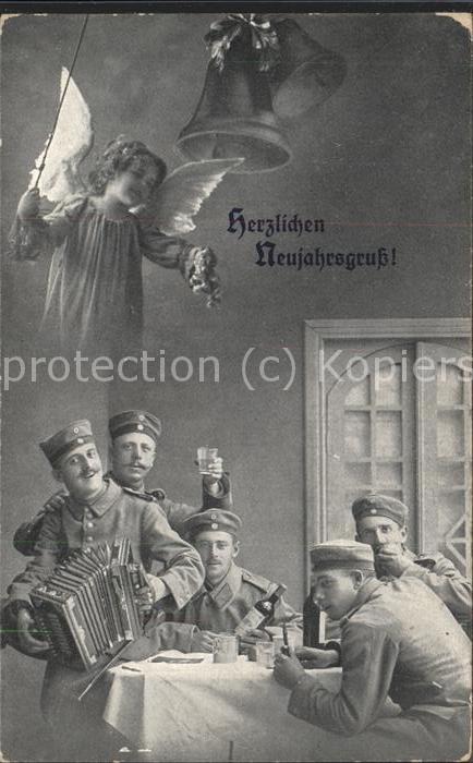 Engel Soldaten Neujahrsgruss