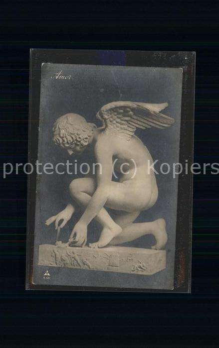 Engel Amor Stein Skulptur