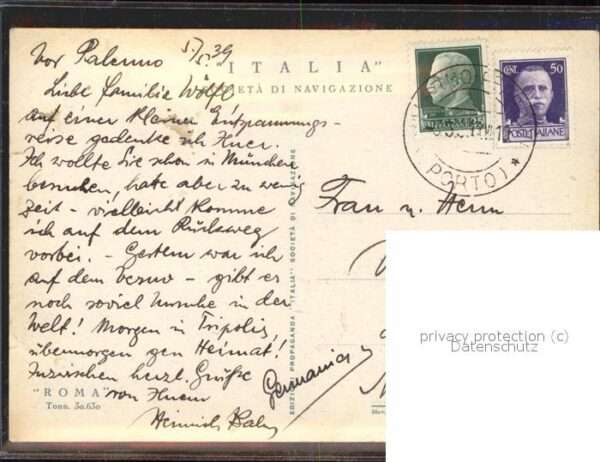 Dampfer Oceanliner Roma Italia – Bild 2