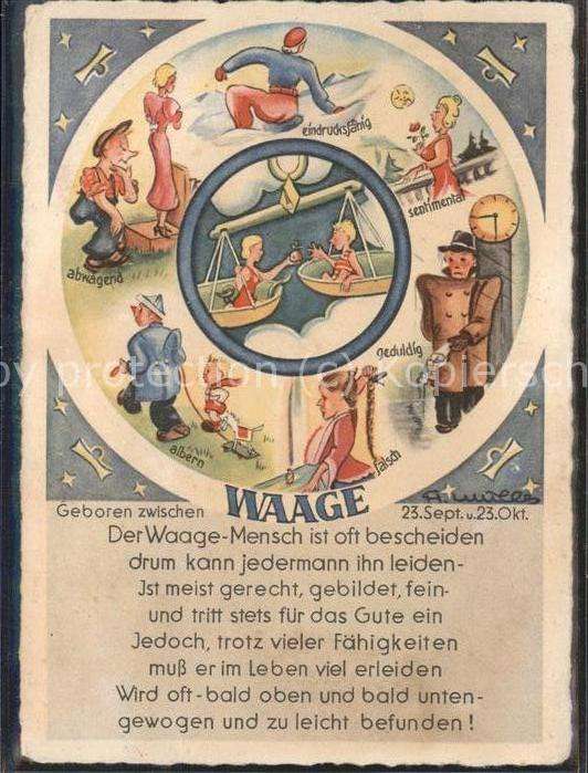 Sternzeichen Waage September-Oktober