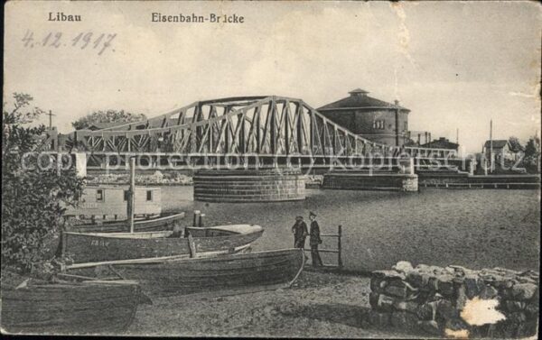 Libau Liepaja Eisenbahn-Brücke