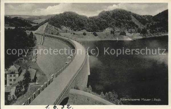 Bobertalsperre Mauer