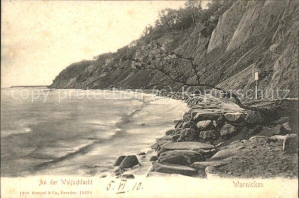 Warnicken Ostseebad Lesnoje Kaliningrad  Wolfsschlucht