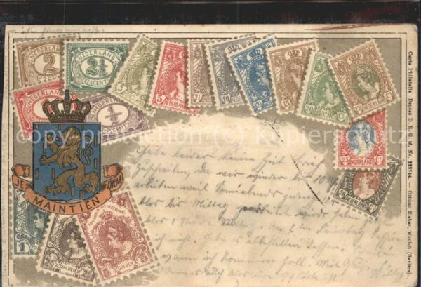 Niederlande Maintien Briefmarken Wappen