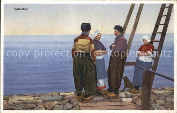 Volendam Tracht Hund