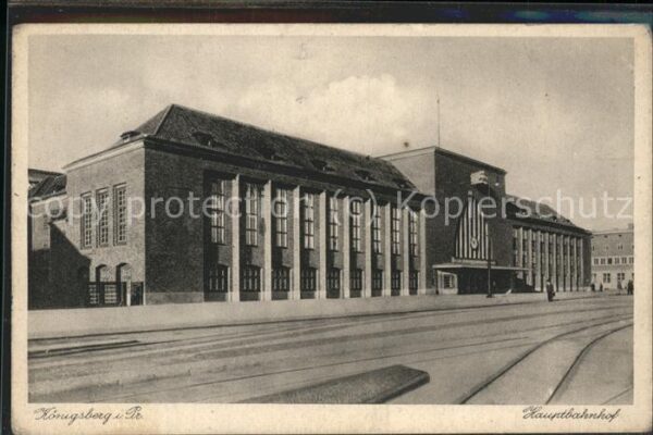 Koenigsberg Ostpreussen Hauptbahnhof