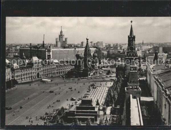 Moskau Moscou Roter Platz Fotoausstellung