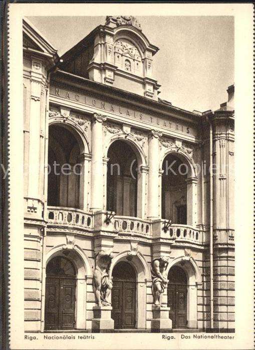 Riga Lettland Nationaltheater
