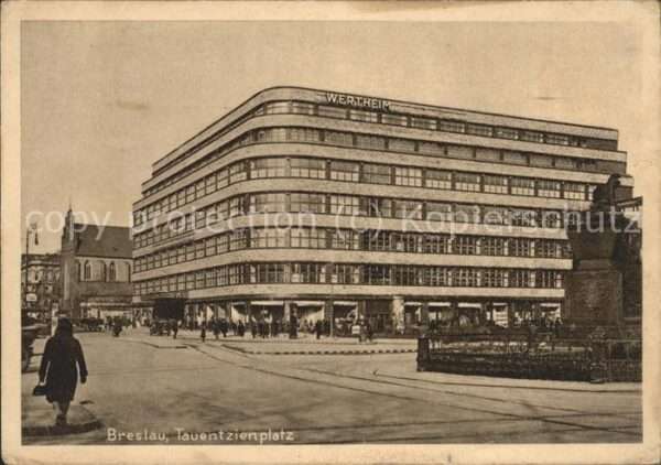 Breslau Niederschlesien Tauentzienplatz