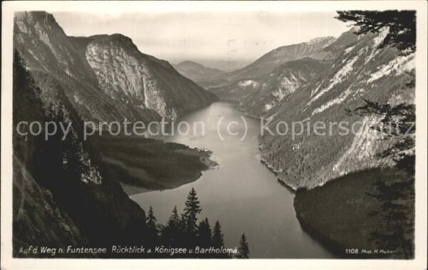 Foto Huber H. Nr. Nr. 1108 Funtensee Königsee Bartholomä