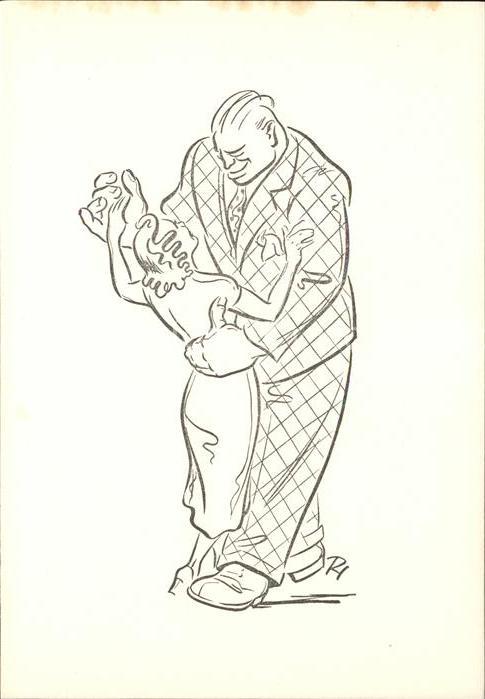 Tanz Taenzer Künstlerkarte Rainer Hofmann Nr. 5 Musi