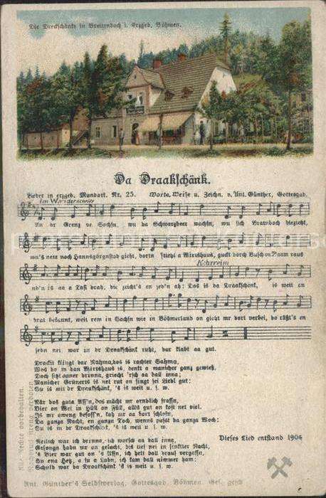 Liederkarte Da Draakschänk