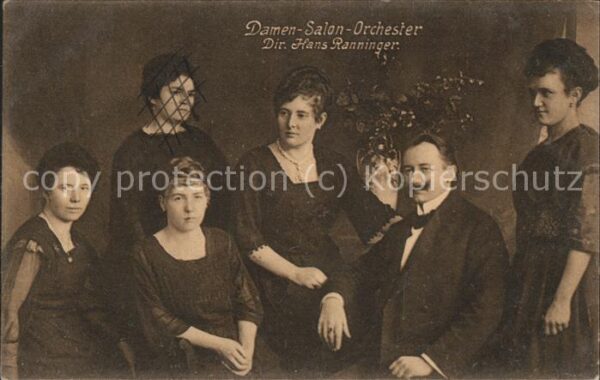 Musikanten Damen-Salon-Orchester Dir. Hans Ranning