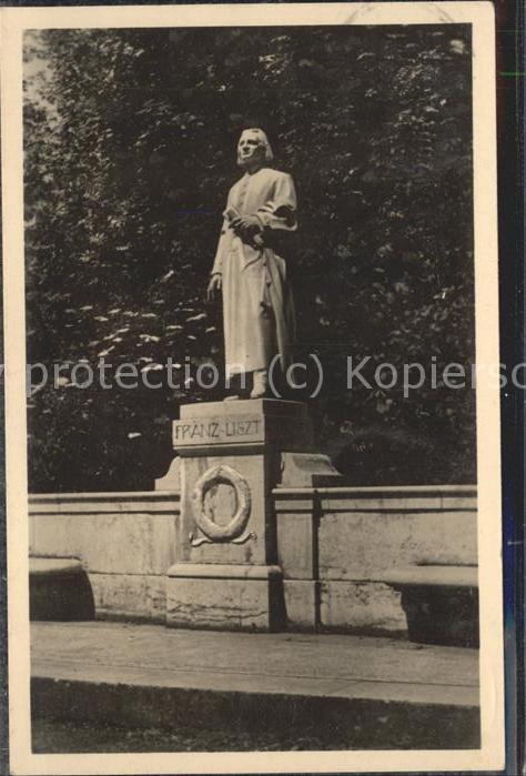 Liszt Franz Komponist Denkmal Weimar