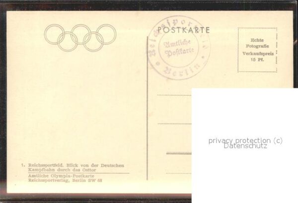 Olympia Reichssportfeld Osttor – Bild 2
