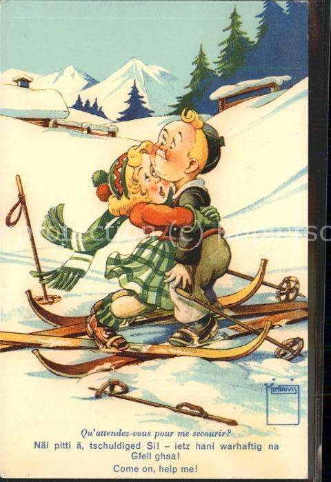 Skifahren Humor