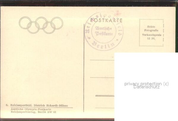 Freilichtbuehne Thingstaette Dietrich Eckardt-Bühne Reichssportfeld – Bild 2