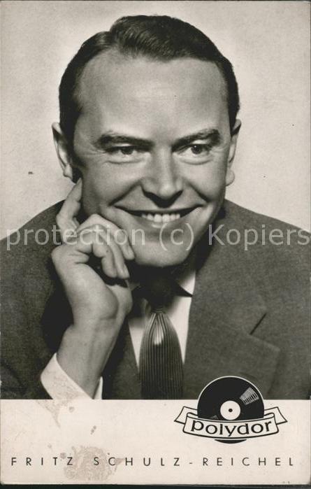 Musikanten Sänger Fritz Schulz-Reichel