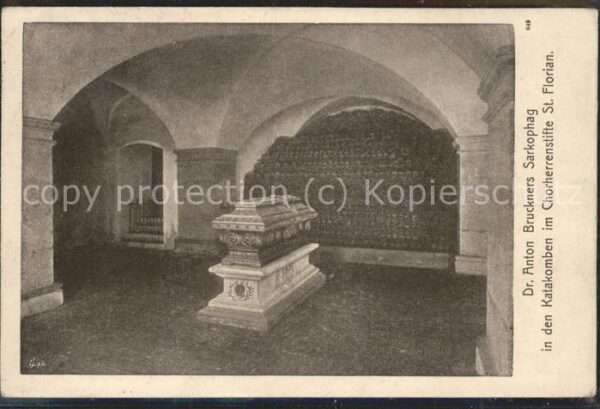 Tod Anton Bruckner Sarkophag Chorherrenstif