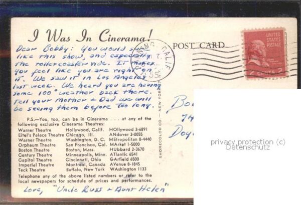Kino Film Cinerama – Bild 2