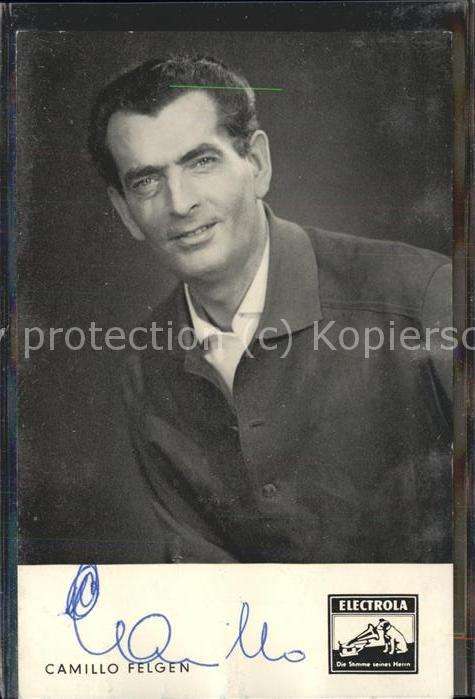 Musikanten Camillo Felgen Autogramm