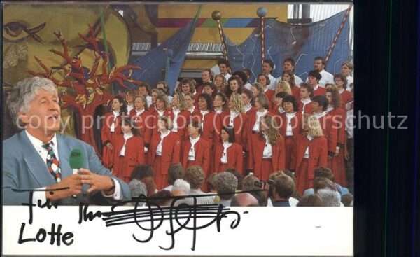 Gesang Musik Gotthilf Fischer-Chöre Autogramm