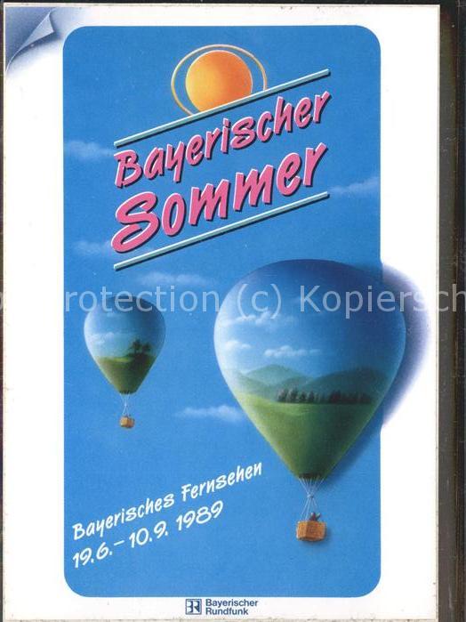 Rundfunk Bayerischer Sommer Heißluftballons