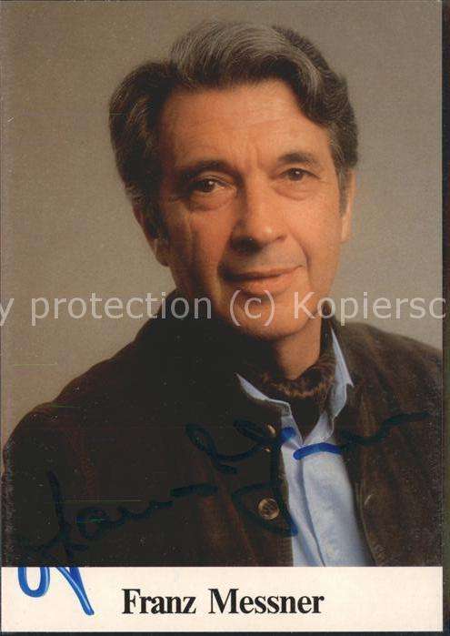 Persoenlichkeiten Franz Messner Autogramm