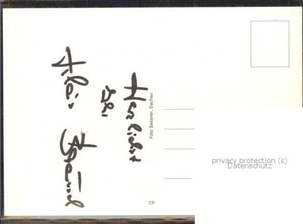 Persoenlichkeiten Franz Messner Autogramm – Bild 2