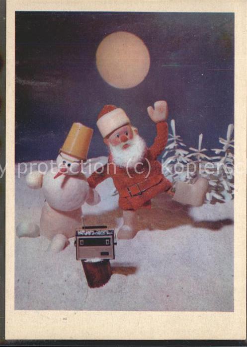 Weihnachtsmann Nikolaus Schneemann Radio Russland