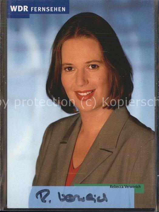 Rundfunk Rebecca Verwerich WDR Autogramm