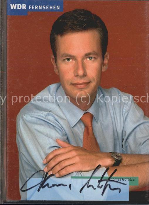 Rundfunk Thomas Görlitzer WDR Autogramm