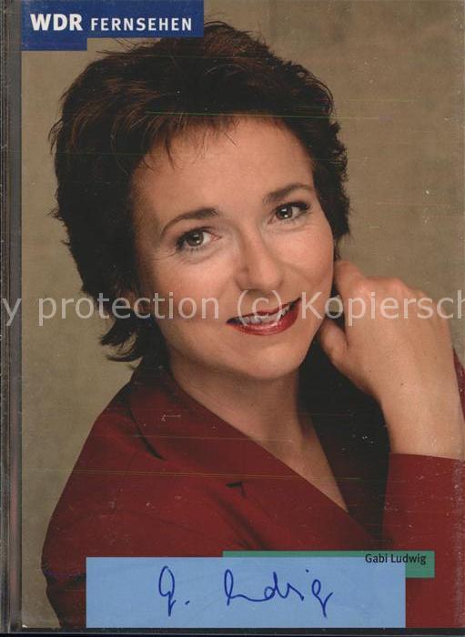 Rundfunk Gabi Ludwig WDR Autogramm