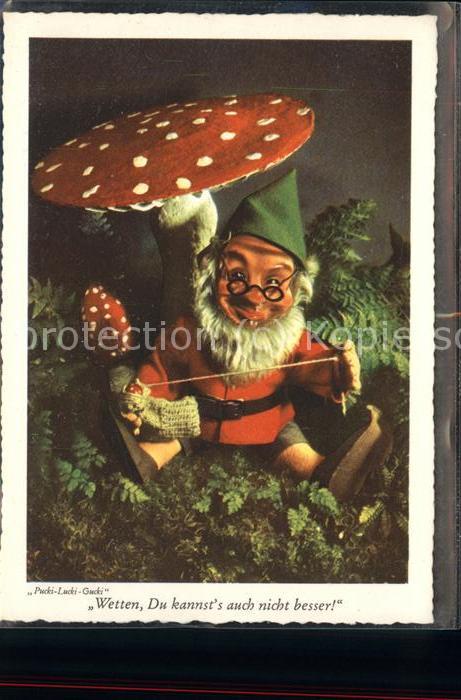 Zwerge Dwarfs Nains Pilz häkeln