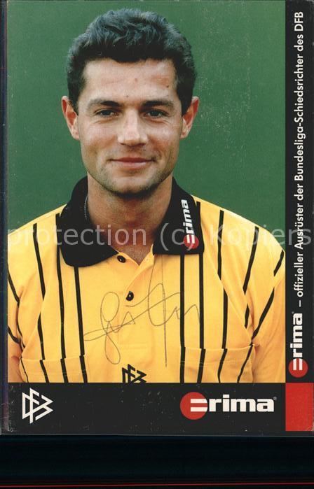 Fussball Schiedsrichter Günter Perl Autogramm
