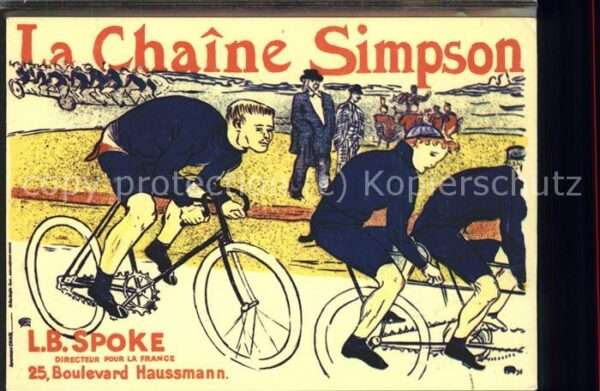 Radsport La Chaine Simpson L-B. Spoke