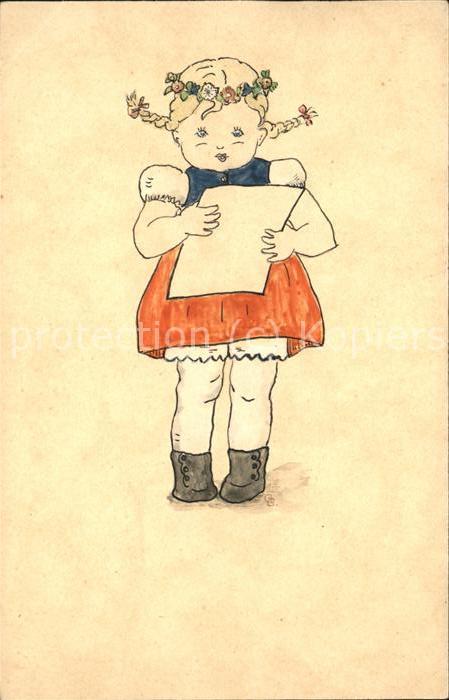 Baby Nursery Bebe Zeichnung Blumenkranz Brief