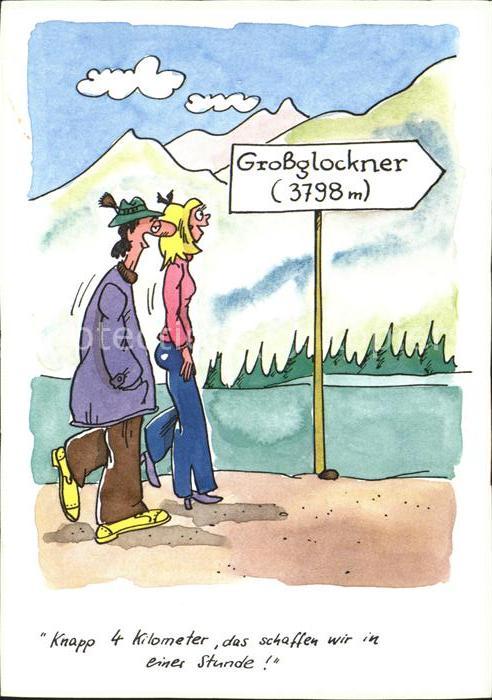 Wandern Humor Großglockner