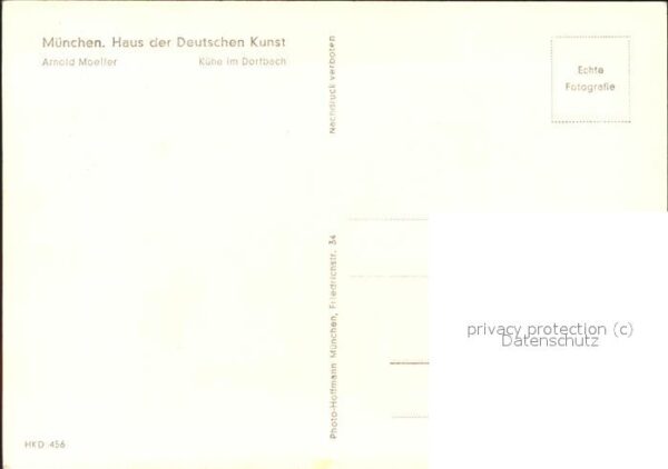Kuenstlerkarte Arnold Moeller Haus der Deutschen Künst – Bild 2