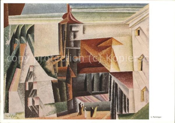 Kuenstlerkarte Lyonel Feininger Kirche